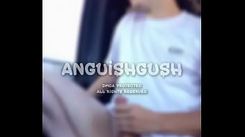 Preview 1 of Spy Cam Gino - Guy Does Risky Masturbation in Car Front Seat | Anguish Gush