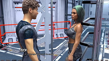 Preview 1 of Redbone Shaving Husband - Stranded In Space #168 - Military Girl With Big Tits And Fat Ass Dreams Of My Cock