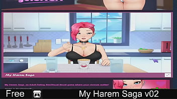 Preview 2 of Hairy Pit Suck - My Harem Saga v02