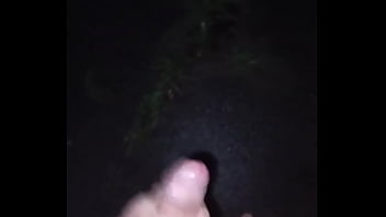 Preview 1 of Reise Nach Agatis - Big cumshot naked on the street