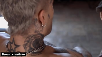 Preview 4 of Bangali Nudu Danse - Two Tattooed Horny Men (Mickey Taylor,  Tyler Berg) Love Each Others Thick Cock - Bromo