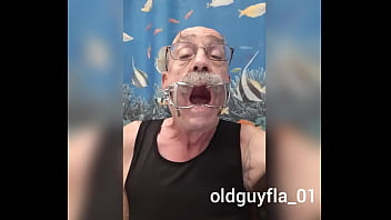 Preview 1 of Grop Pussy - Deepthroat Dildo - with Mouth Brace &#039_ No Teeth Allowed