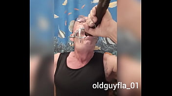 Preview 4 of Grop Pussy - Deepthroat Dildo - with Mouth Brace &#039_ No Teeth Allowed