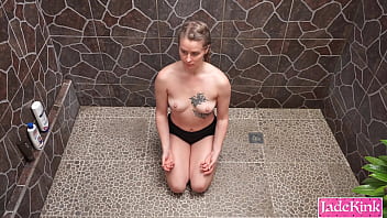 Preview 1 of Xxxbf Doog - Slut humiliated and fucked rough in bathroom - BDSM Bondage