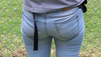 Preview 1 of Sdmt307 - I show off my big ass with my jeans on and off,  great compilation