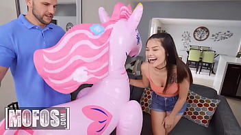 Preview 1 of North Korean Sex - JMac Is Impressed On How Reyna De La Cruz Handles His Big Dick With Her Tight Pussy And Petite Figure - MOFOS