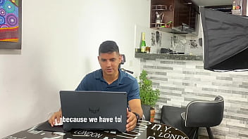 Preview 2 of Sount Aunty - My coworker discovers me masturbating ?
