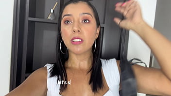 Preview 1 of Sount Aunty - My coworker discovers me masturbating ?