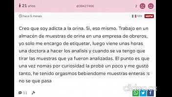 Preview 3 of Urethra Stockings - Perra feminista leyendo secretos morbosos con su voz de puta #2 Cuenta como se hizo adicta a la orina