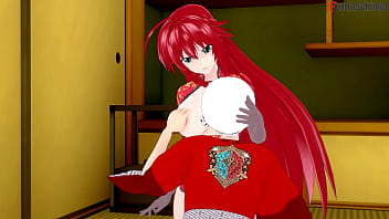 Preview 2 of Wwwnxcom Hd - Rias Gremory kimono sex at the festival | HSDXD NTR madness E9 | Full Movie on Sheer &amp_ PTRN: Fantasyking3