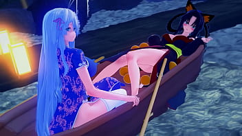 Preview 1 of Wwwnxcom Hd - Rias Gremory kimono sex at the festival | HSDXD NTR madness E9 | Full Movie on Sheer &amp_ PTRN: Fantasyking3