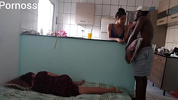 Preview 2 of Breast Elm - enquanto minha mulher briga comigo de um lado  eu fodo a amiga dela do outro