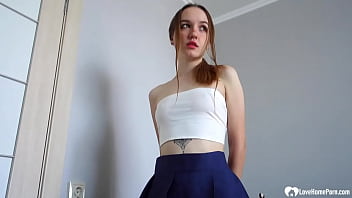 Preview 1 of Sweet Teen School - Amazing teen sucks cock before getting drilled