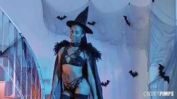 Preview 1 of Cum Fuck Slave - Cosplay Ebony Teen Gets Extra Naughty In Her Masturbation Scene
