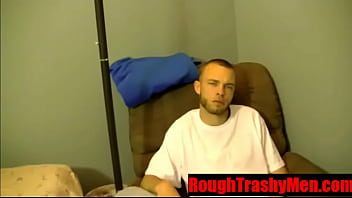 Preview 1 of Yoga Seat - Black Joe Takes hot Straight redneck cock- RoughTrashyMen.com