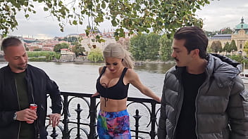 Preview 2 of Tube Ruined Orgasm - Tired after jogging...,  Laura Christal 2on1 DP/DAP and cum in mouth