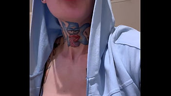 Preview 4 of Mom Sleep Sex Son Frind - hid and masturbate in the toilet,  your bald slut