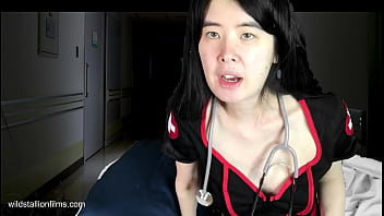 Preview 2 of Lena Paul Cheating In Shower - Asian Female Physician Revives A Big White Cock