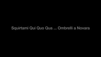 Preview 1 of Henjut Jolok - Squirt me here,  there! Umbrellas in Novara (Italy)