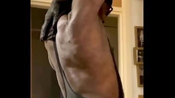 Preview 4 of Ver Hot Sex - Preview: Black Muscle Sexy Stretch &amp_ Flex