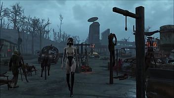Preview 3 of Gapin Lnterracial - Fallout 4 Extreme BDSM Fashion