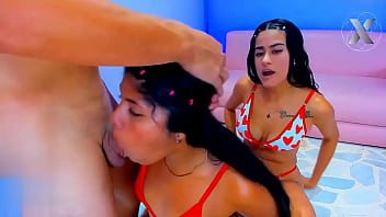 Preview 4 of Vixen Khloe Kapri - these sluts are experts at sucking big cocks