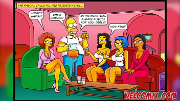 Preview 2 of First Time Sax Girl Blooding - Hommer&#039_s Revenge! Fucking friends&#039_ wives! The Simptoons,  Simpsons