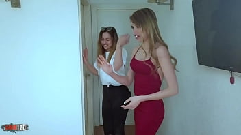 Preview 1 of Outdoor Gangbang Real - Skinny latina teen in her first porn scene