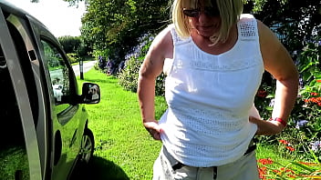 Preview 4 of Twins Petite - Changing at side of road