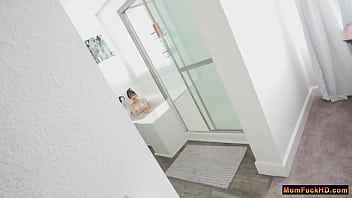 Preview 1 of Advancher Porn - Would it be a problem for you to shower with your busty stepmom in a bathtub? Just imagine when your dick is hard as a rock and she puts it between her boobs