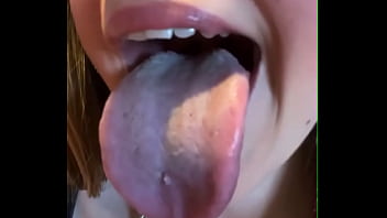 Preview 3 of D Om Kter - Blowjob puppet long tongue