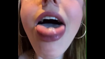 Preview 4 of D Om Kter - Blowjob puppet long tongue