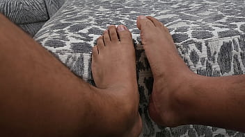 Preview 2 of Pussy Tease Teen - Chalatan sexy feet