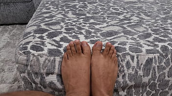 Preview 3 of Pussy Tease Teen - Chalatan sexy feet