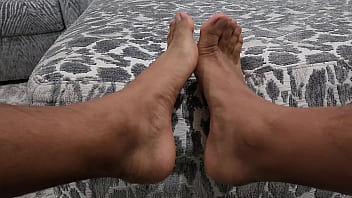 Preview 1 of Pussy Tease Teen - Chalatan sexy feet