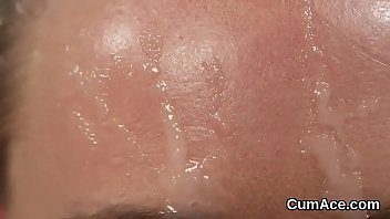 Preview 4 of Japanese Clum - Peculiar hottie gets jizz shot on her face swallowing all the ejaculate