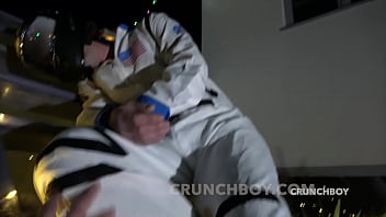 Preview 1 of Czech Frre - Real Astronaut from NASA fucked bareback outdoor in the night by Kevin DAVID For CRUNCHBOY
