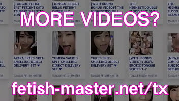 Preview 3 of Porn Srx Japan - Japanese Asian Tongue Spit Face Nose Licking Sucking Kissing Handjob Fetish - More at fetish-master.net