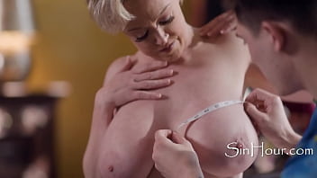 Preview 2 of Dogistar - Having Fun With Stepmoms Boob Shapes -Dee Williams