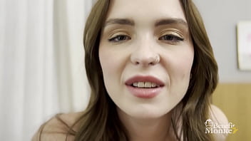 Preview 1 of Rochelle Ryder - BENEFIT MONKEY: Lily Bell tempts and ends up sucking my cock with her baby face and blue eyes