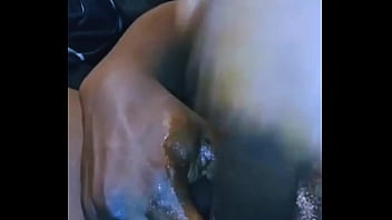 Preview 2 of Big Hol In Pusyy - LARGE BLACK DICK Pumping Out Lots Of Cum