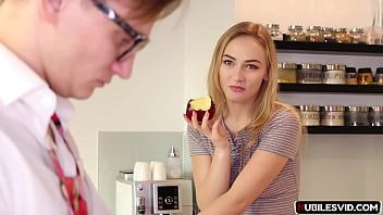 Preview 1 of Tight Pussy Fuciking - Jenny Wild Petite Teen Warm Apple Pie