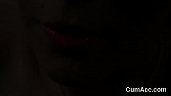 Preview 2 of Street Mens - Kinky peach gets cumshot on her face gulping all the load