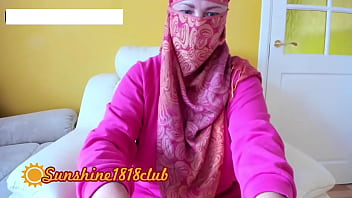 Preview 1 of Asshole Raped - Arabic sex webcam big tits muslim girl in hijab big ass 09.30