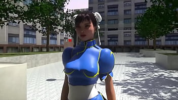 Preview 1 of Xnxx Silping Com - Chun Li Hourglass Expansion