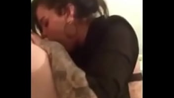Preview 1 of Keluar Susu Breast - Tattooed Bartender Deepthroats Cock
