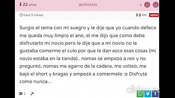 Preview 2 of Hot Amateur Boku - Perra feminista leyendo secretos morbosos con su voz de puta #2 cuenta como su suegro le mam&oacute_ el culo