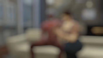 Preview 2 of Wife Masturbates In Front Of Son - Lunch with Neighbor,  Turns into a Swinging (Promo) | The Sims/ 3D Hentai