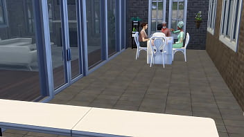 Preview 1 of Wife Masturbates In Front Of Son - Lunch with Neighbor,  Turns into a Swinging (Promo) | The Sims/ 3D Hentai