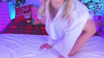 Preview 4 of My Stip Dad - Sweet Eaton Flaunting Her Cute Ass With Her White Toy